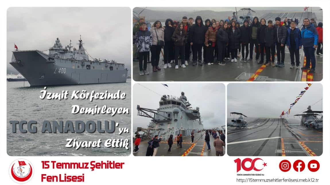 TCG Anadolu Gemisini Ziyaret Ettik