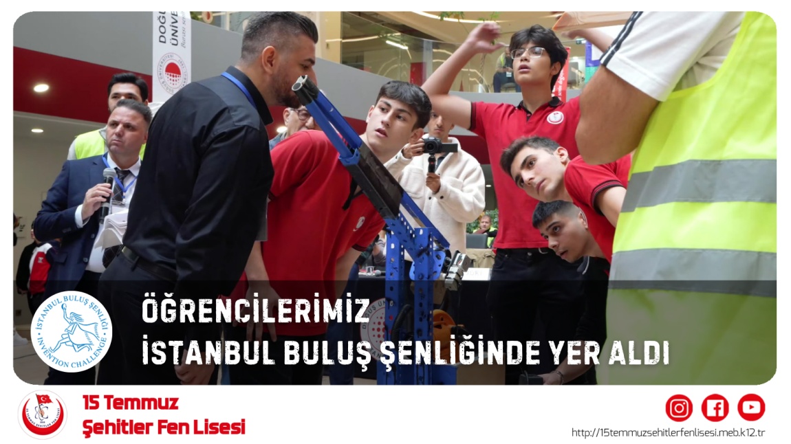 Öğrencilerimiz İstanbul Buluş Şenliğinde Yer Aldı