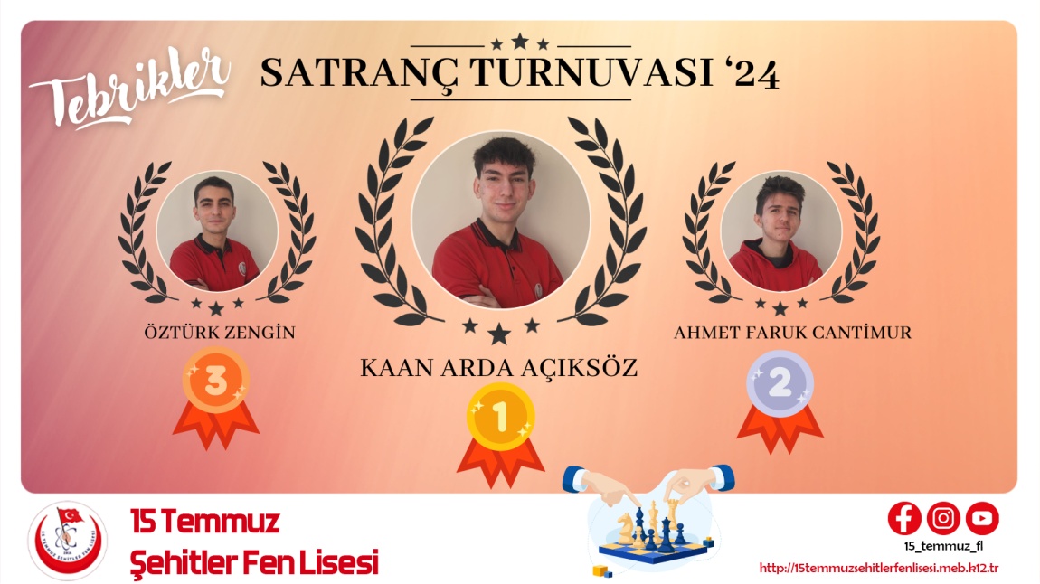 Geleneksel Satranç Turnuvamız Sonuçlandı